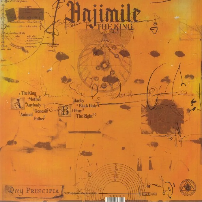 Back cover — ANJIMILE — The King