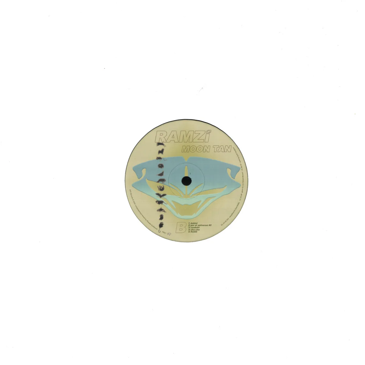 Back cover — Ramzi — moon tan LP