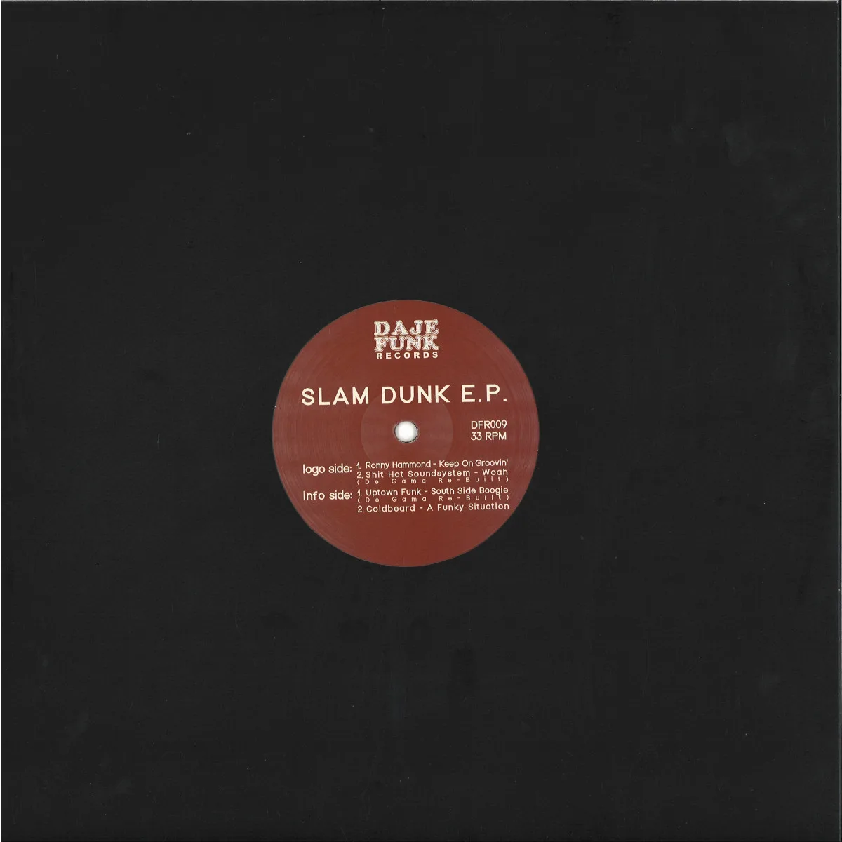 Обратная сторона обложки — Various — SLAM DUNK EP