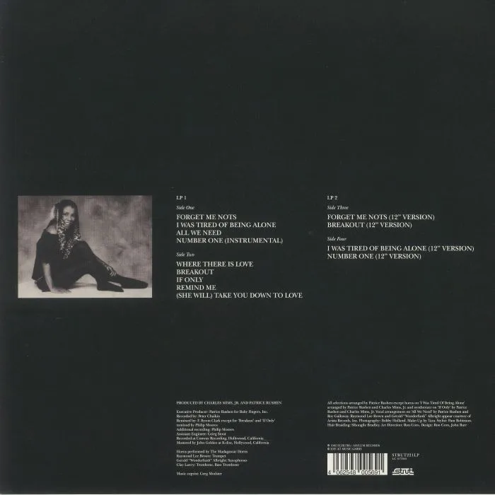 Back cover — Patrice RUSHEN — Straight From The Heart