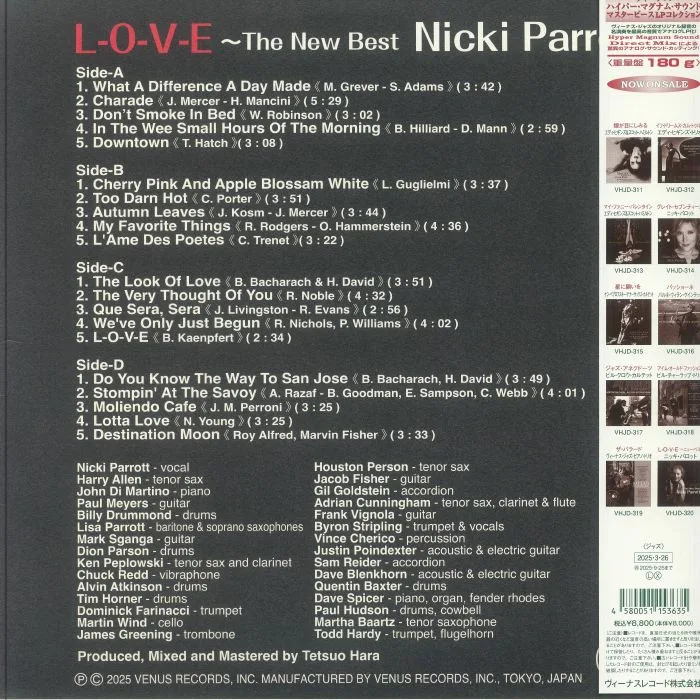 Обратная сторона обложки — Nicki PARROTT — The New Best