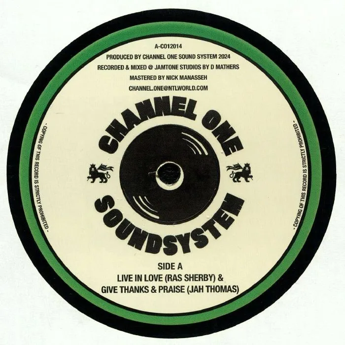 Ras SHERBY / JAH THOMAS / CHANNEL ONE PLAYERS OF INSTRUMENTS — Live In Love