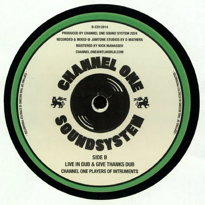 Обратная сторона обложки — Ras SHERBY / JAH THOMAS / CHANNEL ONE PLAYERS OF INSTRUMENTS — Live In Love