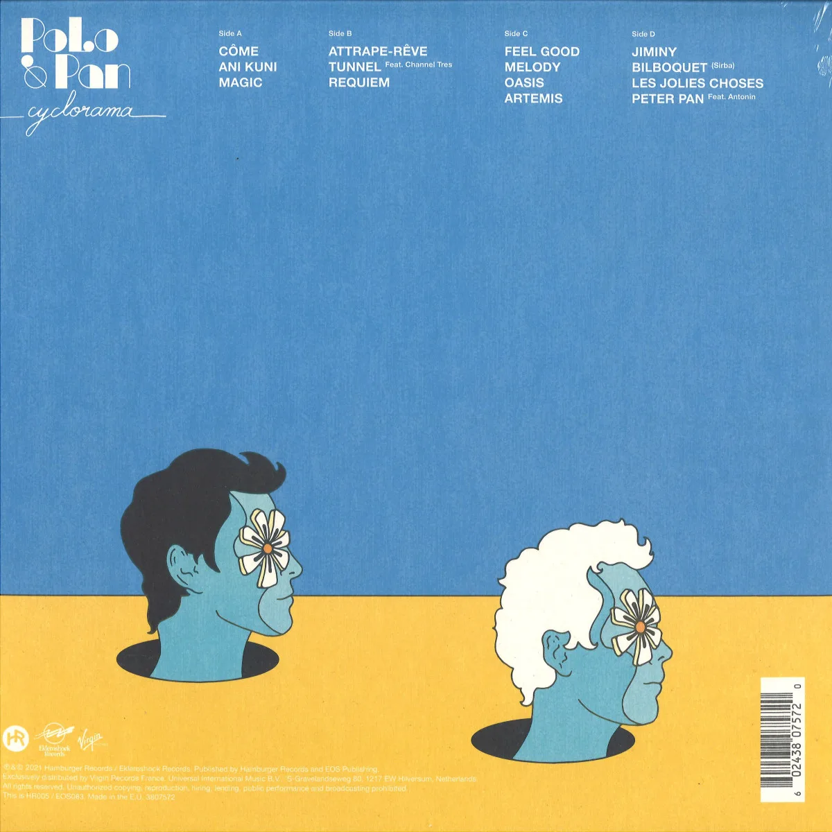 Back cover — Polo&Pan — CYCLORAMA LP 2x12"