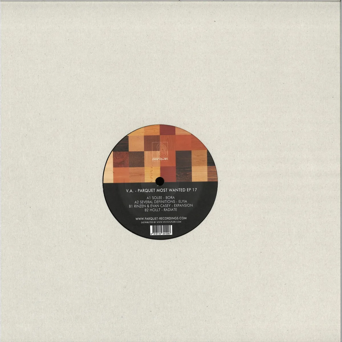 Back cover — Various — Parquet Most Wanted EP 17