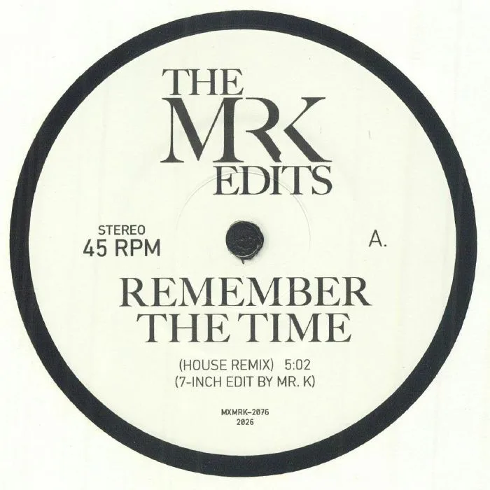 Лицевая сторона обложки — The MR K EDITS — Remember The Time