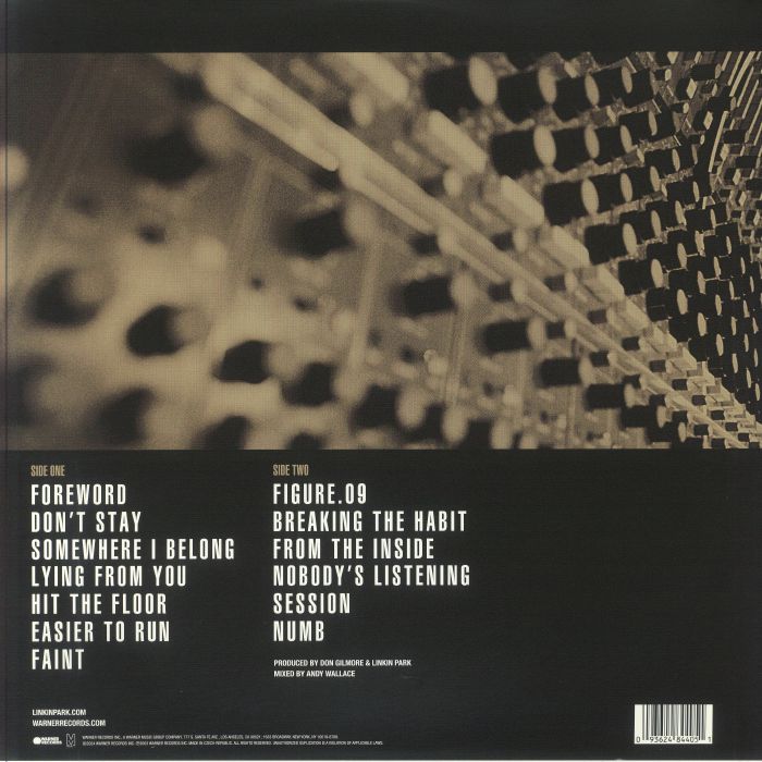 Лицевая сторона обложки — LINKIN PARK — Meteora (reissue)