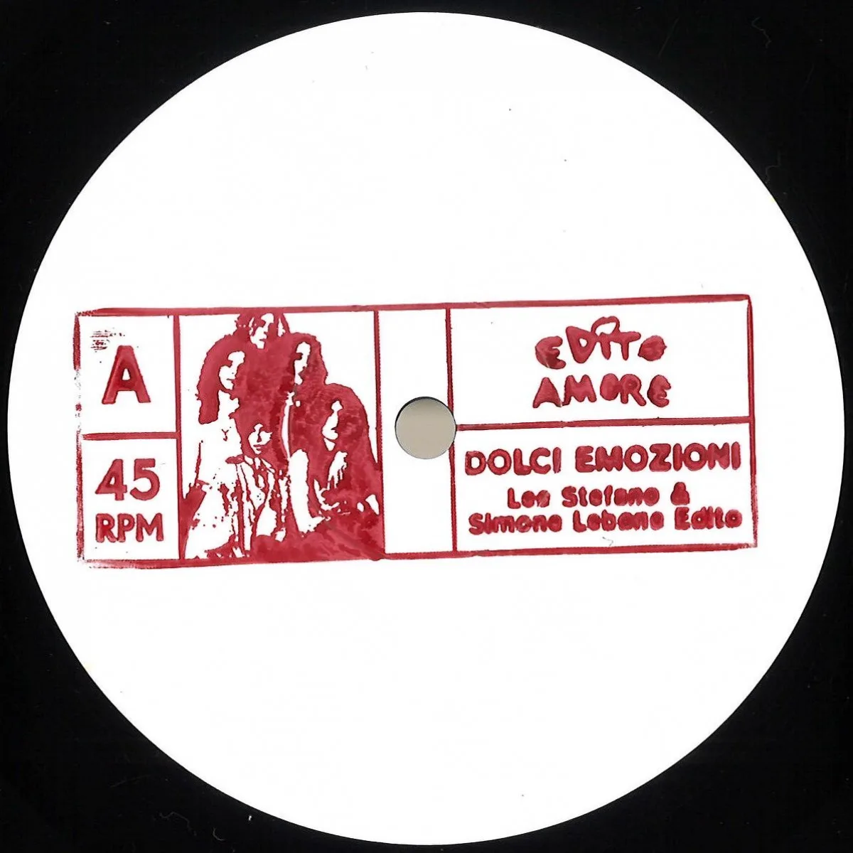 Front cover — Various — Edito Amore 05 (handstamped vinyl, 45 RPM)
