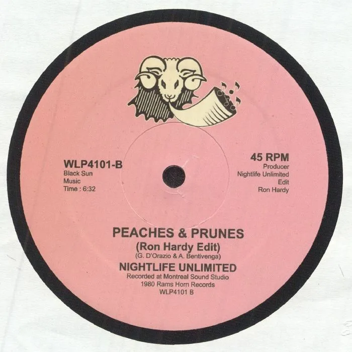 Back cover — NIGHTLIFE UNLIMITED — Peaches & Prunes