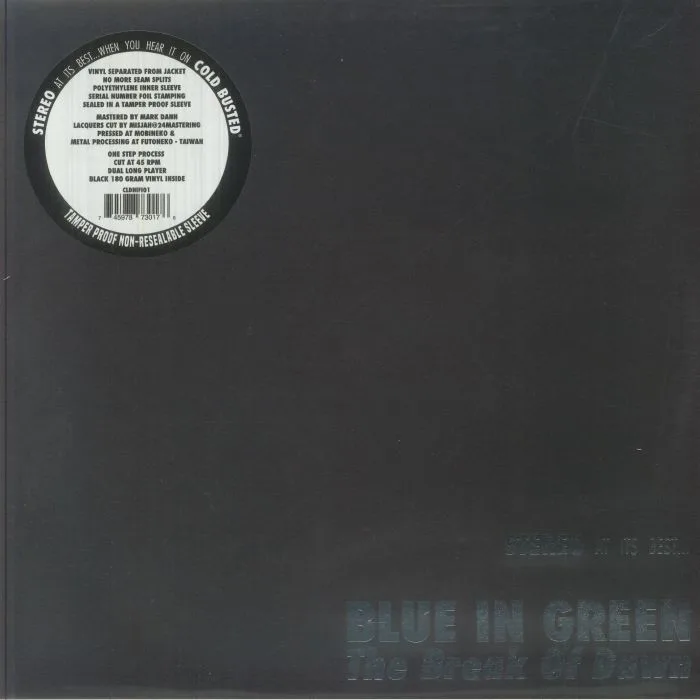 BLUE IN GREEN — The Break Of Dawn (reissue)