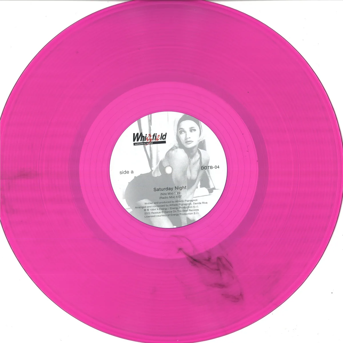 Лицевая сторона обложки — Whigfield — Saturday Night LP