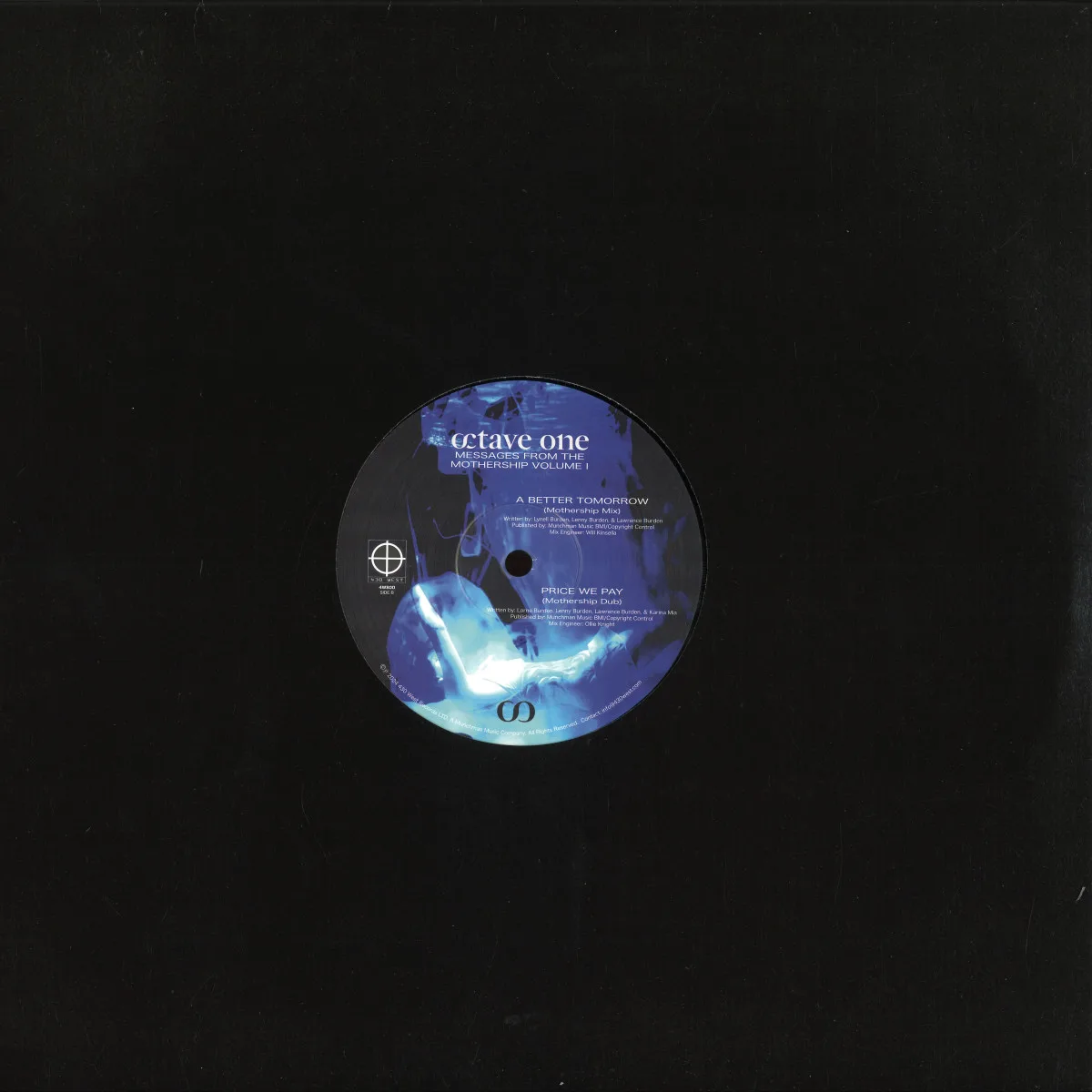 Обратная сторона обложки — Octave One — Messages from The Mothership Volume I