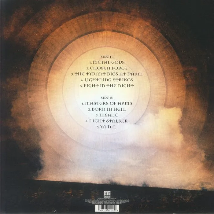 Back cover — DREAM EVIL — Metal Gods