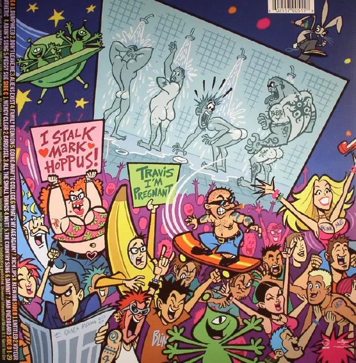 Back cover — BLINK 182 — The Mark Tom & Travis Show (The Enema Strikes Back!) (reissue)