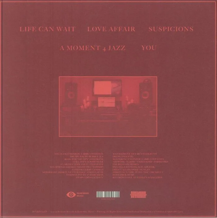 Обратная сторона обложки — Larry LOVESTEIN & THE VELVET REVIVAL — You (reissue)