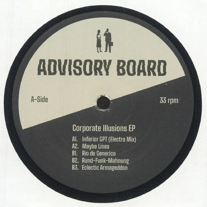 Front cover — ADVISORY BOARD — Corporate Illusions EP