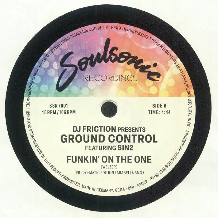 Обратная сторона обложки — DJ FRICTION presents GROUND CONTROL — All Night Long