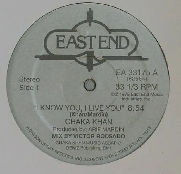 Front cover — CHAKA KHAN — I Know You I Live You