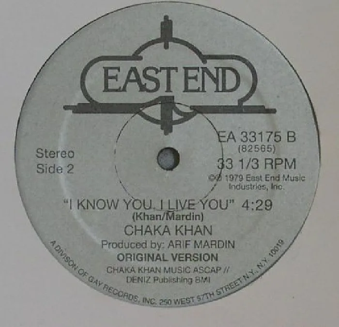 Back cover — CHAKA KHAN — I Know You I Live You