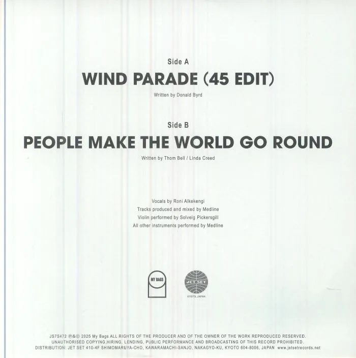 Back cover — MEDLINE — Wind Parade