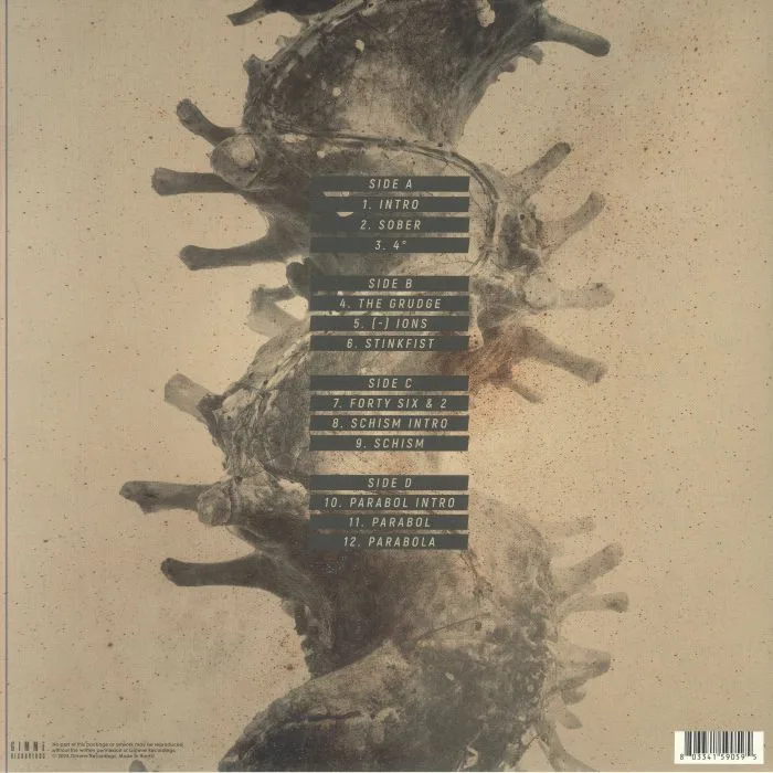 Back cover — TOOL — The Pepsi Challenge: Colorado Broadcast 2002 Volume One