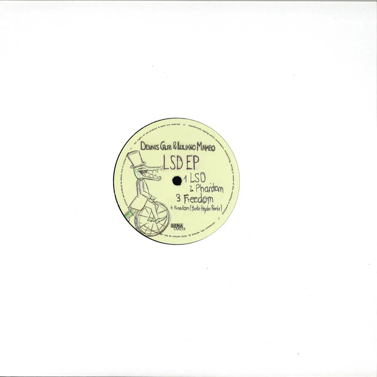 Back cover — Dennis Cruz & Iuliano Mambo — Lsd Ep