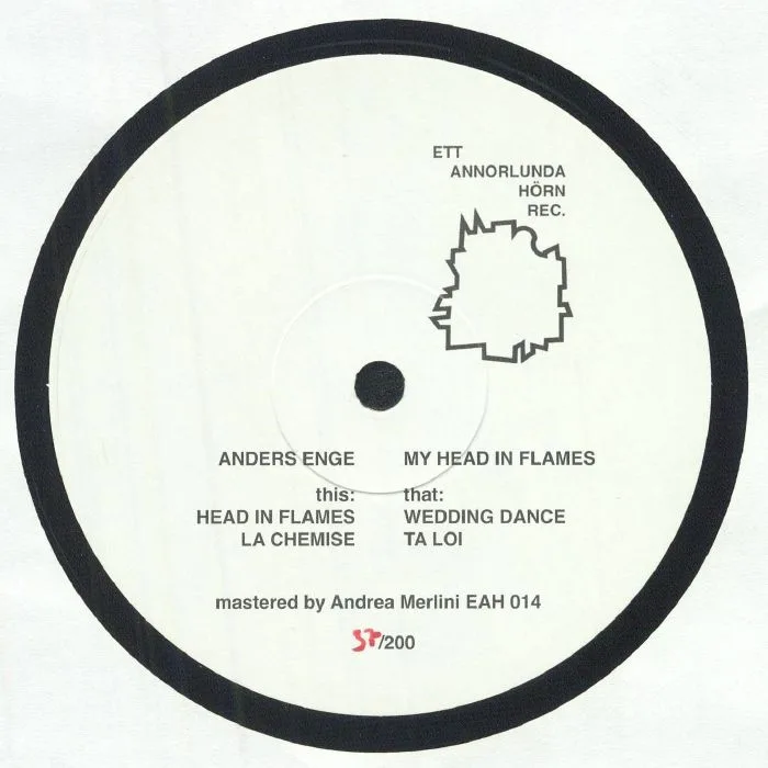 Front cover — Anders ENGE — My Head In Flames