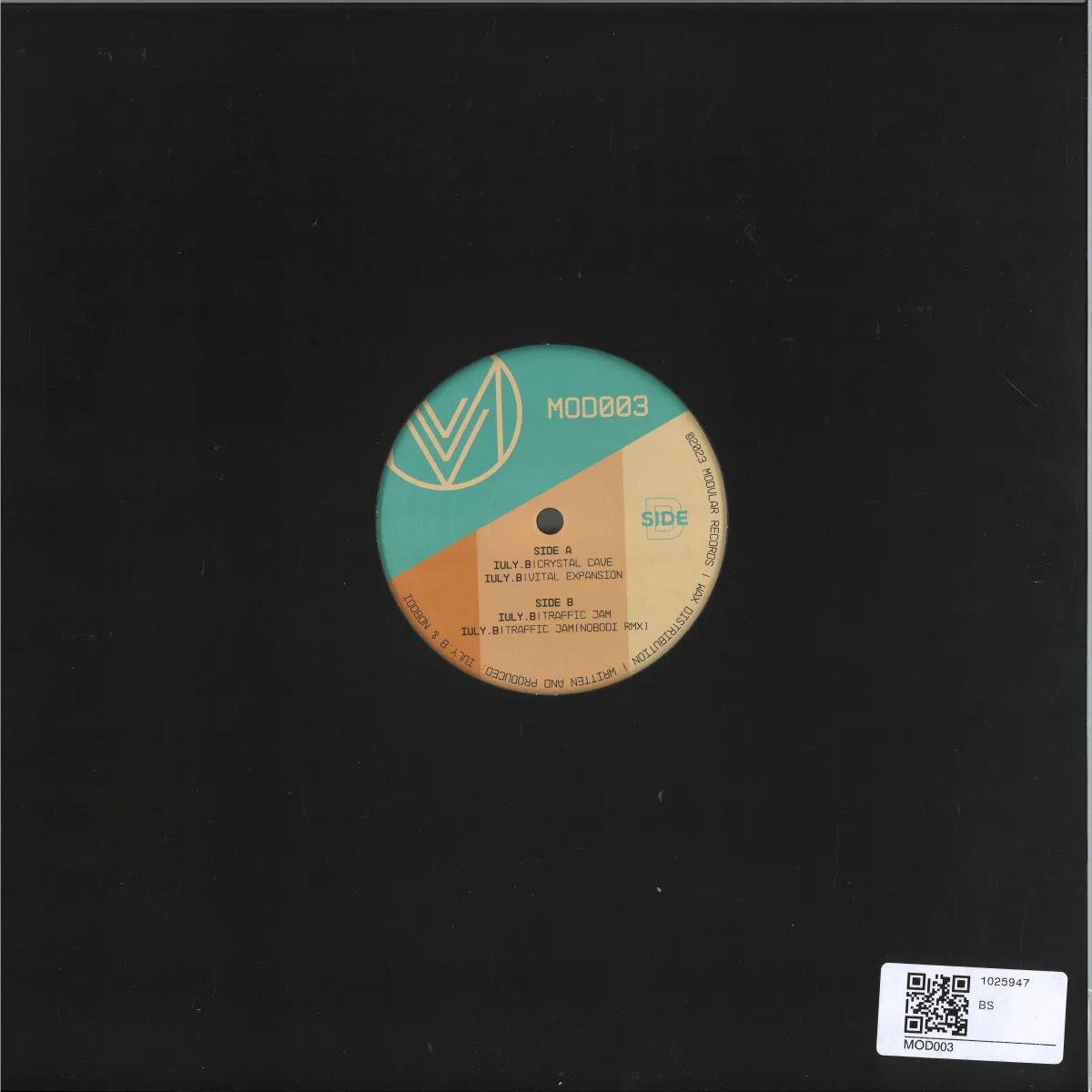 Back cover — Iuly.b — Crystal Cave EP