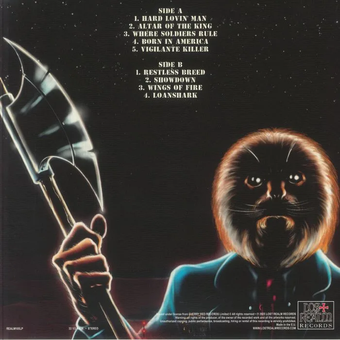 Back cover — RIOT — Live In Staten Island 1983
