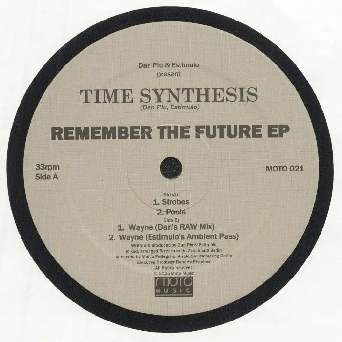 Front cover — TIME SYNTHESIS — Remember The Future EP