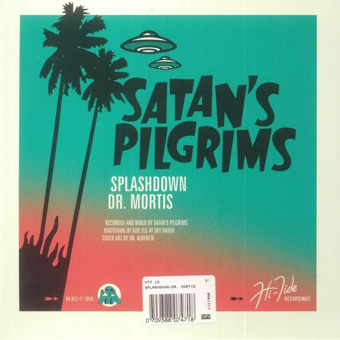 Обратная сторона обложки — SATAN'S PILGRIMS — Splashdown