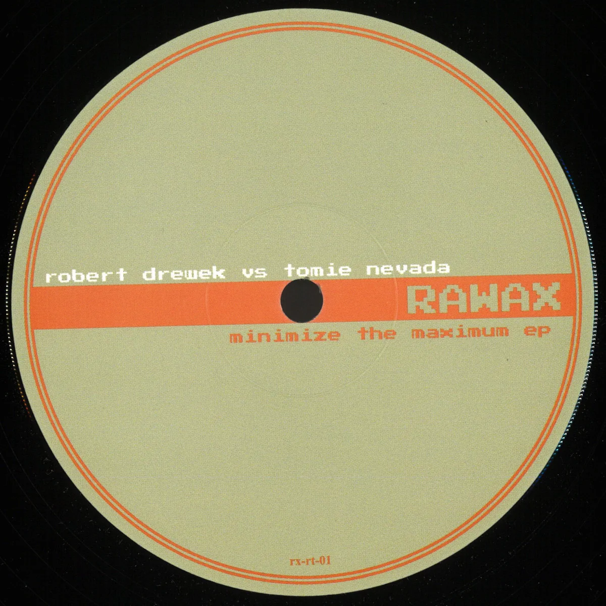Front cover — Robert Drewek vs Tomie Nevada — Minimize The Maximum EP