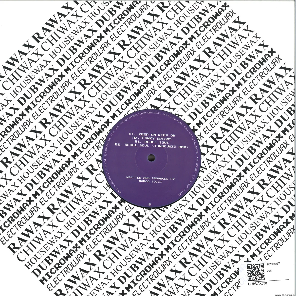 Back cover — Dj Soch — Keep On Keep On