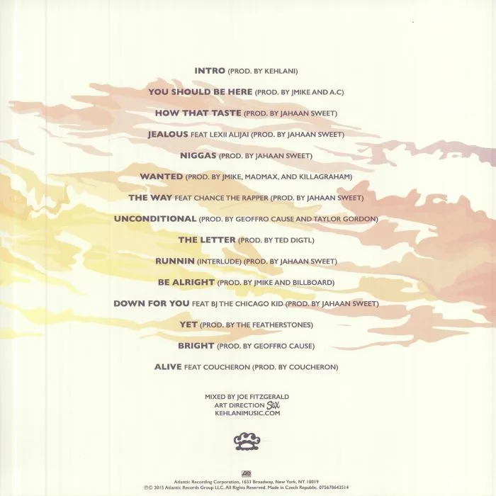 Back cover — KEHLANI — You Should Be Here