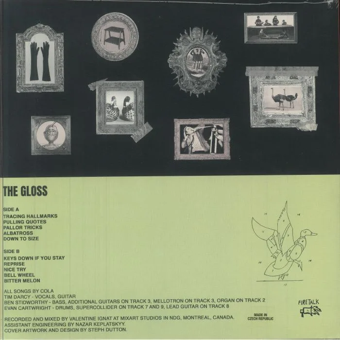 Back cover — COLA — The Gloss