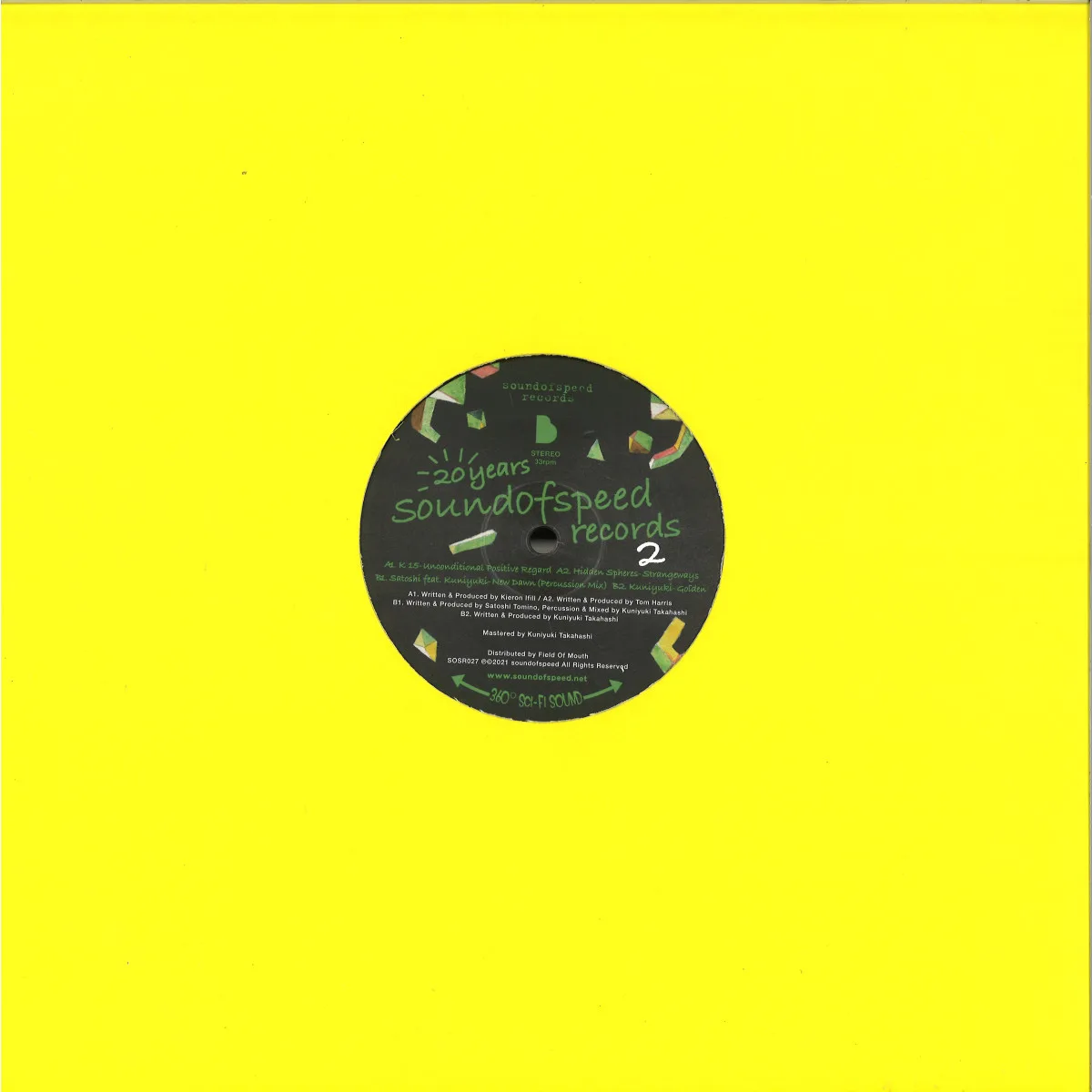 Back cover — Various — 20 years Sound of Speed Records Vol.2