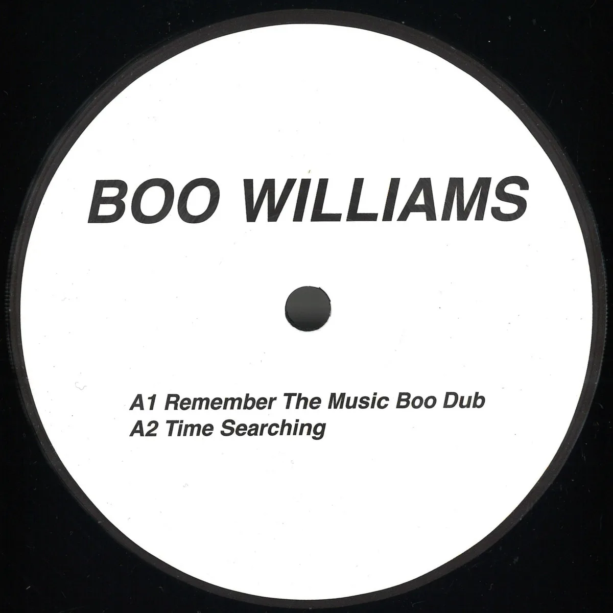 Лицевая сторона обложки — Boo Williams/James Curd — Remember The Music