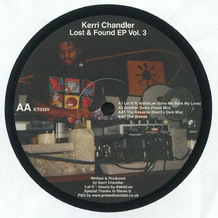 Обратная сторона обложки — Kerri CHANDLER — Lost & Found EP Vol 3