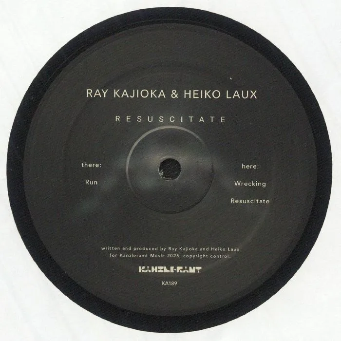 Back cover — Ray KAJIOKA / HEIKO LAUX — Resuscitate