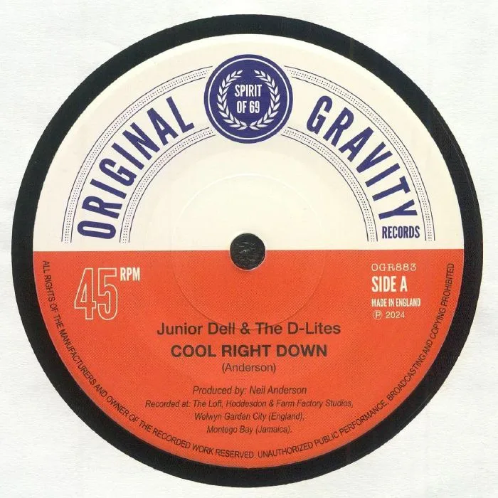 JUNIOR DELL & THE D LITES / WOODFIELD RD ALLSTARS — Cool Right Down
