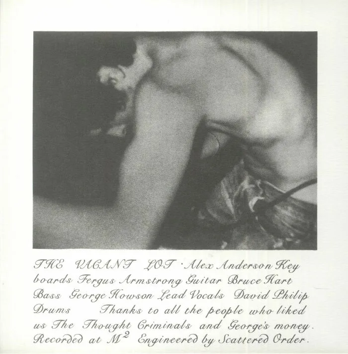 Back cover — The VACANT LOT — Living Underground