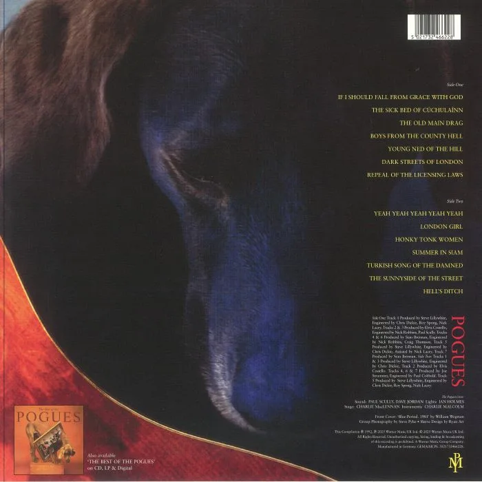 Back cover — The POGUES — The Rest Of The Best
