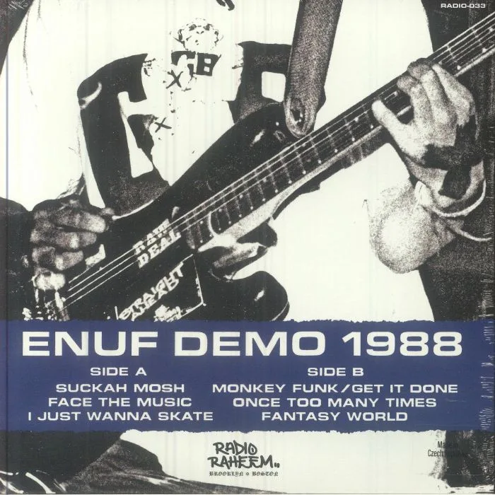 Обратная сторона обложки — ENUF — Demo 1988
