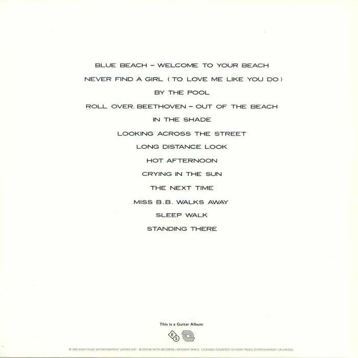Обратная сторона обложки — Steve HIETT — Down On The Road By The Beach (reissue)