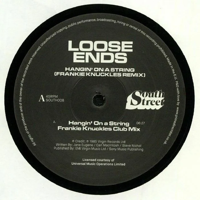 Front cover — LOOSE ENDS — Hangin' On A String (B-STOCK)