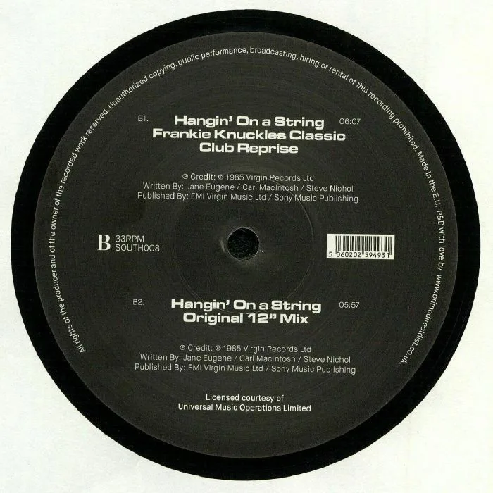 Back cover — LOOSE ENDS — Hangin' On A String (B-STOCK)