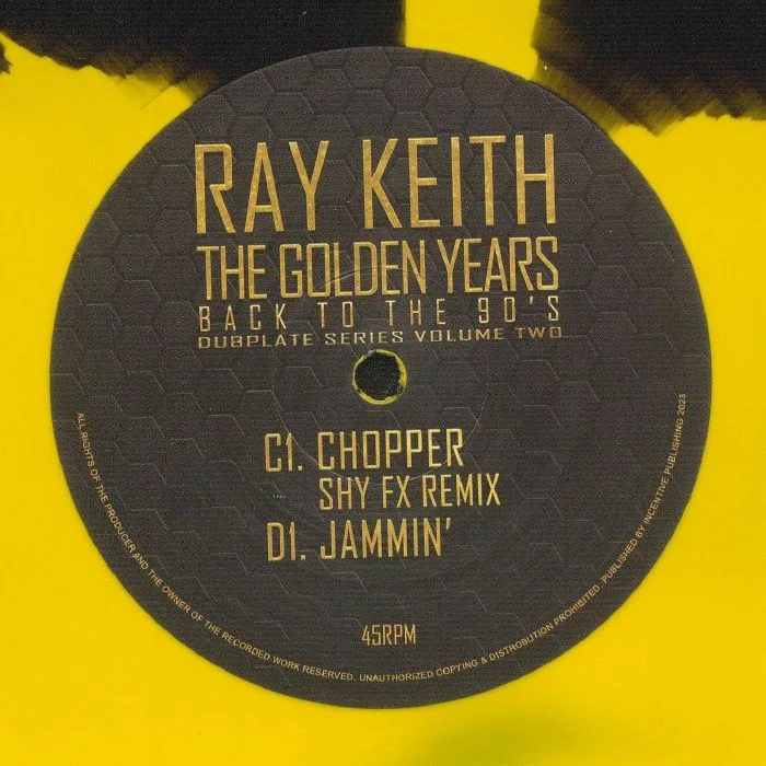 Обратная сторона обложки — Ray KEITH — Chopper (Shy FX remix) (reissue)
