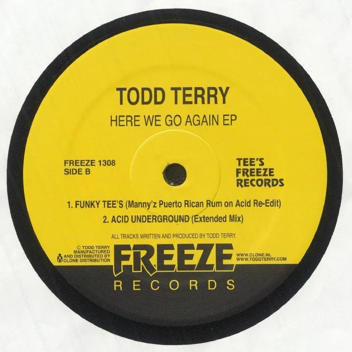 Back cover — Todd Terry — Here We Go Again EP