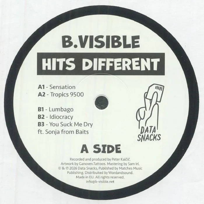 Лицевая сторона обложки — B VISIBLE — Hits Different