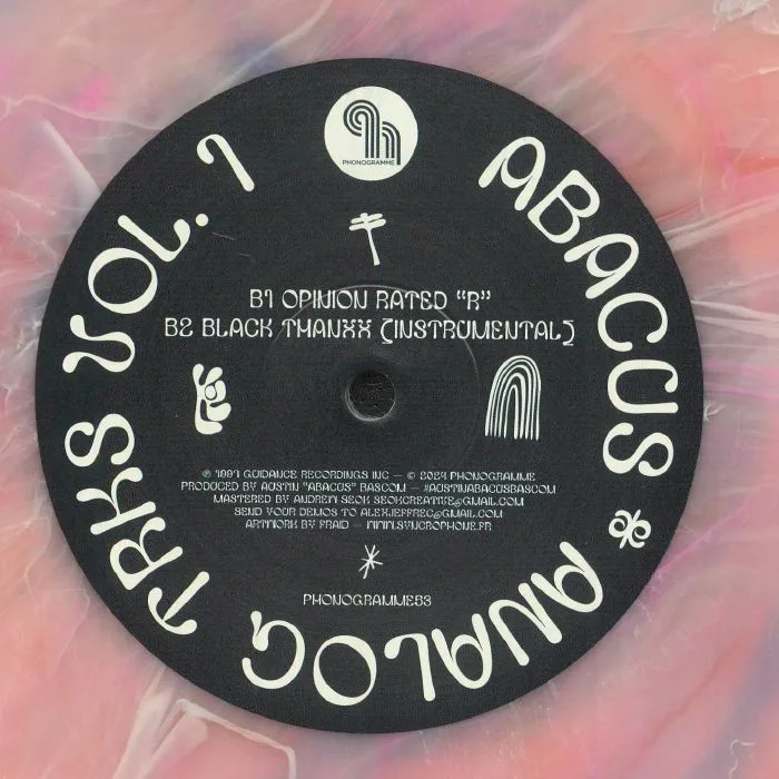 Обратная сторона обложки — ABACUS — Analog Trks Vol 1 (reissue)